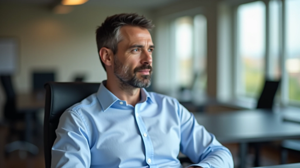 Líder em conversa one-to-one com colaborador num espaço aberto e acolhedor, demonstrando escuta ativa